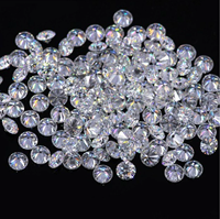 Diamant synthétique rond brillant cultivé en laboratoire, taille petite de 1 à 3 mm, CVD HPHT DEF VS, fabriqué en Chine