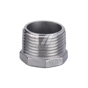 Non-standard pipe fittings 150lb female thread reducer stainless steel hex bushing