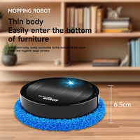 Robot aspirateur et serpillière intelligent pour la maison avec pulvérisation d'humidification et nettoyage automatique – Produits pour la maison connectée