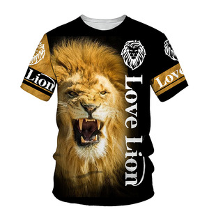 The <strong>Lion</strong> <strong>King</strong> 3D Print Men T-shirt Summer New O Neck Short Sleeve Tees Tops Streetwear Style Male <strong>Clothes</strong> Sublimation Tshirts - Product Image 2