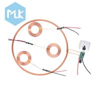 MLK 200mm Remote One to Multi 5V Receiver Inductive Charger Charging Module 24V Wireless High Power Supply Module