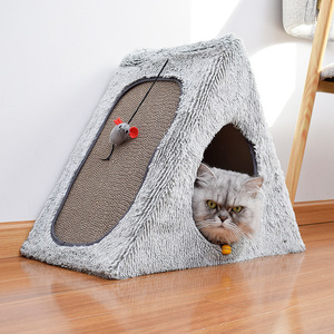Tente pour chat avec griffoir en sisal, durable, pour intérieur - Product Image 1