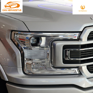 Fari auto protezione tinta <span class=keywords><strong>pellicola</strong></span> fumo nero <span class=keywords><strong>trasparente</strong></span> adesivo frontale in TPU per Ford F150 2015-2020 Raptor SVT accessori - Product Image 5