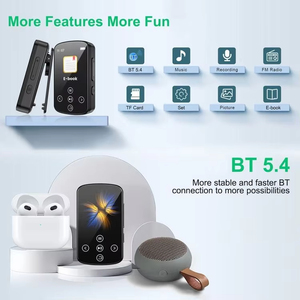 Lecteur MP3 en alliage de zinc avec clip, Bluetooth 5.0, musique Hifi sans perte, radio FM et enregistreur vocal pour le sport, la course et la gym - Product Image 4