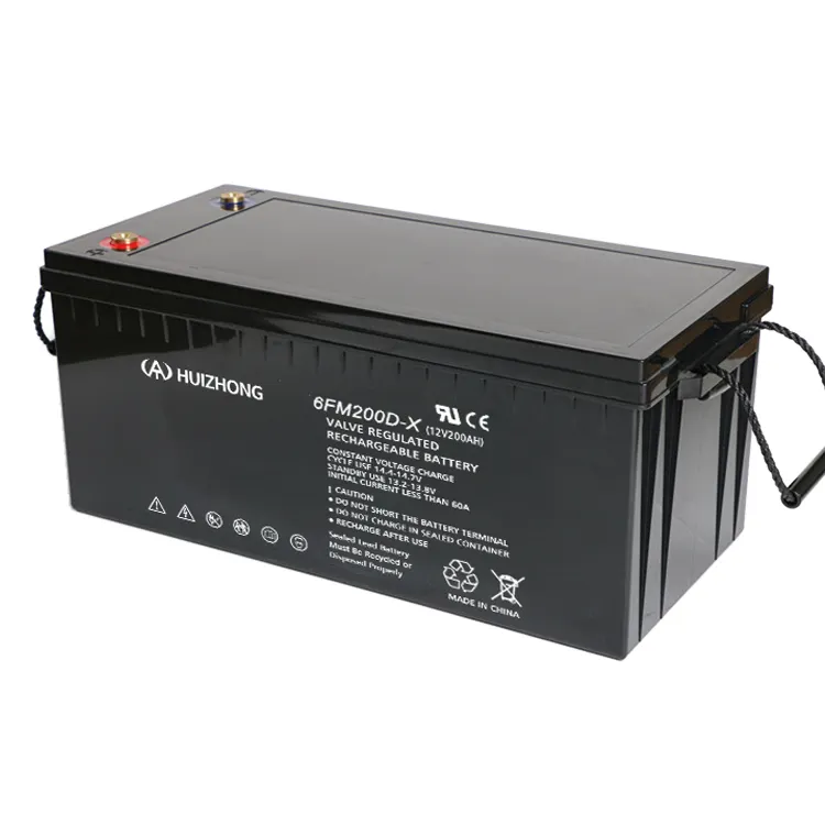 Batterie solaire HIZN à cycle profond 12V 100ah 120ah 150ah 200ah gel ups