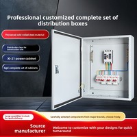 Boîtier de distribution triphasé à quatre fils pour compteur, étanche pour extérieur, en acier laminé à froid pour chantier