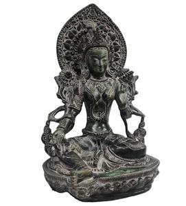 Handcrafted Brass <b>Statue</b> Tara Nepal <b>Religious</b> Sculpture in Buddhism Art & Collectibles India Metal Craft Product - Product Image 4