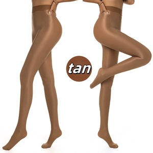 Collant a compressione lucidi XXL 70D collant magici per gli sport invernali calze trasparenti taglie forti per aerobica transfrontaliera - Product Image 6