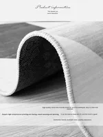 Nordisches Geometrisches Muster Rutschfester Polyester-Teppich Wohnzimmer Sofa Couchtisch Decke Leichter Luxus Einfaches Schlafzimmer-Teppich