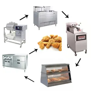 Full set of fast food restaurant Professional fried chicken shop, KFc equipment, factory direct sales price