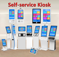 Kiosque de libre-service haute vitesse avec écran tactile HD pour système de billetterie d'hôpital, de banque et de restaurant
