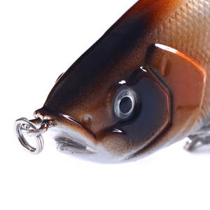 Umpan Pancing Tenggelam 18Cm/52G, Umpan Pancing Ikan Kecil Plastik Keras Multi Bagian 2 Bagian - Product Image 5