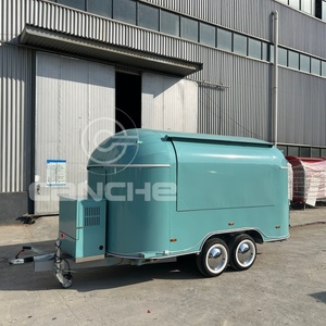 Remolque de Comida Multifuncional Personalizado, Remolque de Cocina Remolcable, Camión de Comida Móvil para Concesiones con Horno de Pizza - Product Image 1