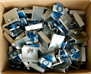 מפעל לספק אגוז קמצוץ פלדת פחמן עבור מבנה הרכבה סולארי הרכבה סולארי מיחקות אמצע הקצות וסוף - Product Image 4