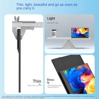 Écran portable double 15,6 pouces IPS 16:9 avec rétroéclairage LED, fréquence de rafraîchissement 60 Hz, 1080p, haut-parleur intégré, interface Type C