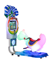 KA-160 M SKY Speed Dragon Coloré 17 pouces LCD LED Lumière Dragon Ride Amusement Kiddie Rides Jeu à jetons certifié CE