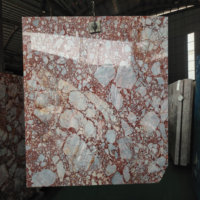 Vente Flash |   Marbre rouge veiné naturel, idéal pour les murs décoratifs, les revêtements de sol, les escaliers, les comptoirs et les villas