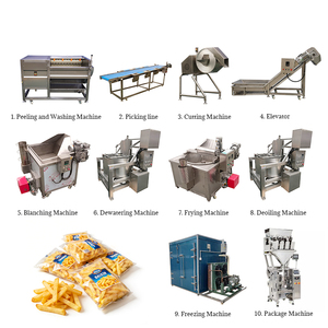 Nouvelle Ligne de Production Semi-Automatique de <span class=keywords><strong>Frites</strong></span> et de Fruits Surgelés, Machine à <span class=keywords><strong>Frites</strong></span> à Haute Productivité - Product Image 4