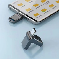 USB Flash Drive tipe-c 3.0 logam, USB Disk kecepatan tinggi dengan harga grosir pabrik
