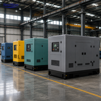 Hochleistungs-Dieselgenerator 55kVA 60kVA 65kVA 70kVA 75kVA, wassergekühlt, leise, elektrisch, 50/60Hz, 480V, ATS, Einphasig