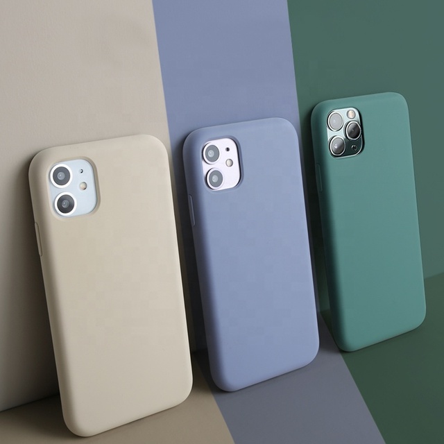 Soft Liquid Silicone Rubber Microfiber Cloth for iPhone 13 Pro Max Phone Case Custom Logo Luxury Waterproof Shockproof case
