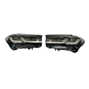 ไฟหน้าคุณภาพสูง เหมาะสำหรับรถยนต์ซีรีส์ 5 รุ่น G30 LCI M5 F90 CS พรีเมียม  แบบเปลี่ยนแทน  ไฟ DRL สีเหลืองทอง  ไฟหน้า LED ด้านหน้า - Product Image 4