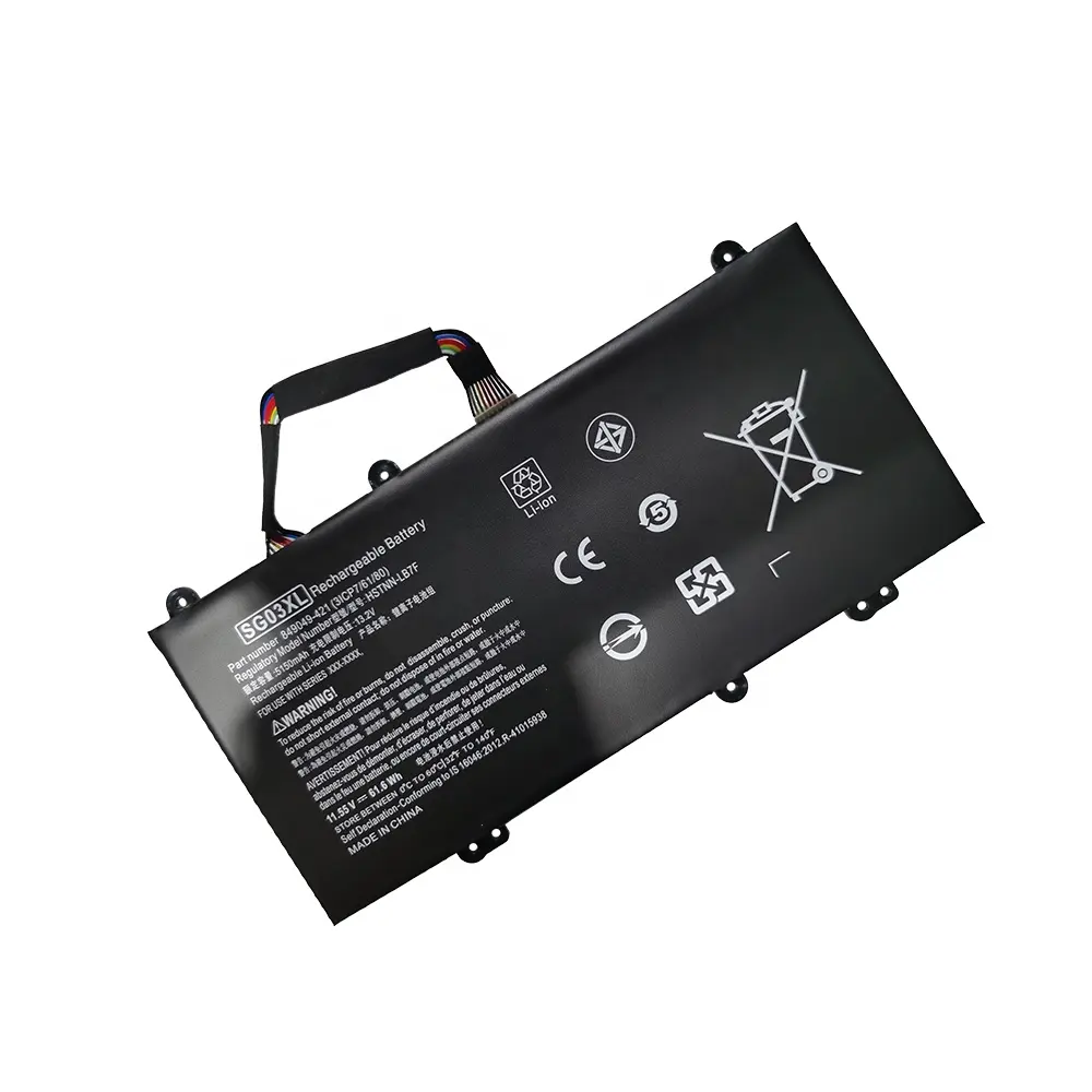MSDS CE Rechargeable Laptop Battery for SG03XL 11.55V 5150Mah /61.6Wh Fit for Envy m7-u009dx 17-u011nr 17t-u000