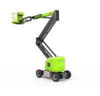 Plateforme élévatrice articulée électrique ZA14NJE / ZA14NJE-Li, capacité de 230 kg, zéro émission, avec double batterie