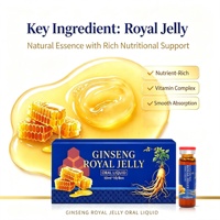 Ginseng naturel, gelée royale, liquide oral, soutien immunitaire, amélioration de l'énergie, boisson santé pour adultes, bien-être quotidien