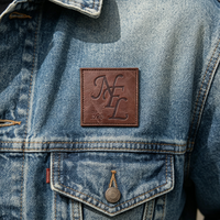 Étiquettes en cuir PU pressé à chaud personnalisées, écologiques, pour vêtements en jean, accessoires de couture, vente en gros OEM