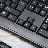 Keyboard Kantor Berkabel Arab Keyboard Berkabel Klasik Teclado untuk Aksesori Komputer