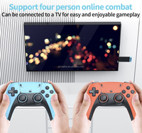 Console de jeu rétro Linux M68 Game Player 2 avec 2 manettes sans fil, plus de 20000 jeux classiques, arcade 3D, résolution 1080p, batterie 4200mAh