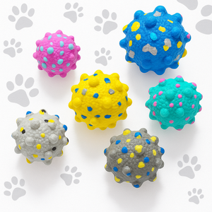 Nuevo Juguete para Perros <span class=keywords><strong>con</strong></span> Púas de ETPU Ecológico, Moderno y a la Moda |   Juguete Masticable de Alta Elasticidad para Limpieza Dental, Textura de Palomitas, Resistente a Mordidas - Product Image 1