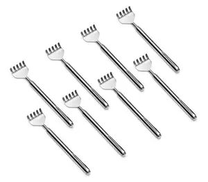 Garra de Volta Scratcher Extensível, Metal Portátil Telescópica Backscratchers