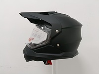 Casque de moto tout-terrain avec visière de protection UV et lunettes coupe-vent, approuvé ECE pour Dirt Bike/Enduro