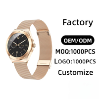 Montre connectée pour femme 2026 avec écran AMOLED 1,19 pouces, appels Bluetooth, réveil, suivi de santé féminine, montres intelligentes personnalisables directement de l'usine