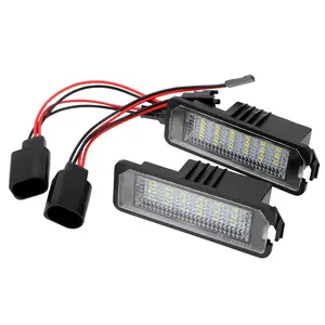 Luci Targa a LED 12V Accessori Auto per Skoda Seat Leon Ibiza VW Golf 4 5 6 7 MK4 MK7 Passat <span class=keywords><strong>CC</strong></span> Polo Scirocco - Product Image 2