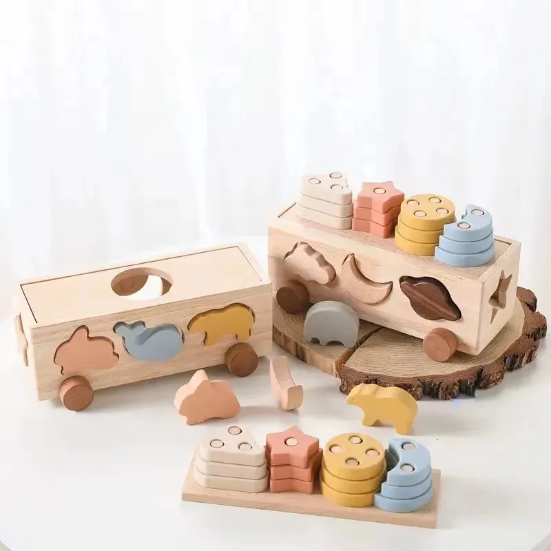 2023 New Arrival Bằng Gỗ Phân Loại Và Xếp Chồng Đồ Chơi Trẻ Em Montessori Đồ Chơi Mầm Non Học Tập Đồ Chơi Cho Bé Trẻ Mới Biết Đi Bằng Gỗ Quà Tặng