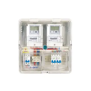 Medidor elétrico de fase única mcb, caixa elétrica de medidores elétricos, design de caixa