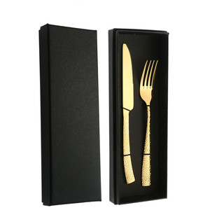 Chất Lượng Cao Sang Trọng Cổ Điển Vàng Bạc Vàng Bạc 304 Thép Không Gỉ Flatware Set Ngã Ba Dao Đặt Bữa Ăn Tối - Product Image 5