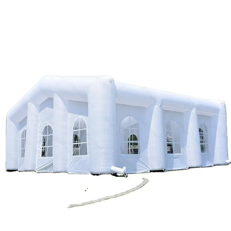 फैक्टरी आउटलेट 7.4x6.4x4.26 महाराष्ट्र inflatable सफेद वर्ग तम्बू अनुकूलित शादी कमरे मार्की घटना का उपयोग