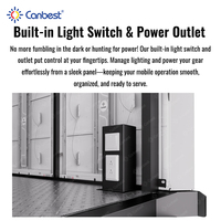 Canbest Panneau d'affichage LED tout-en-un 13ft 16ft avec batterie intégrée, luminosité élevée 6000 nits, taux de rafraîchissement 3840Hz