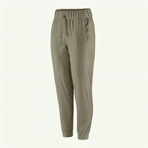 Pantalon Harem <span class=keywords><strong>Chino</strong></span> <span class=keywords><strong>Femme</strong></span> de Qualité Supérieure en Spandex/Polyester avec Cordon de Serrage, Respirant, Coupe Décontractée Mi-Haute pour l'Extérieur, Automne, Vente en Gros - Product Image 1