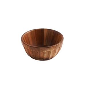 Cuenco de madera con estilo para servir ensalada o frutas con diseño personalizado - Product Image 2