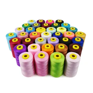 Color polyester sewing thread 40/2 5000 yards