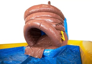 Piscina Inflable <span class=keywords><strong>de</strong></span> Verano con Tobogán y Castillo, Material <span class=keywords><strong>de</strong></span> PVC, Capacidad <span class=keywords><strong>de</strong></span> 500 kg, <span class=keywords><strong>para</strong></span> Jardín Familiar, con Certificación CE, Incluye Soplador - Product Image 4