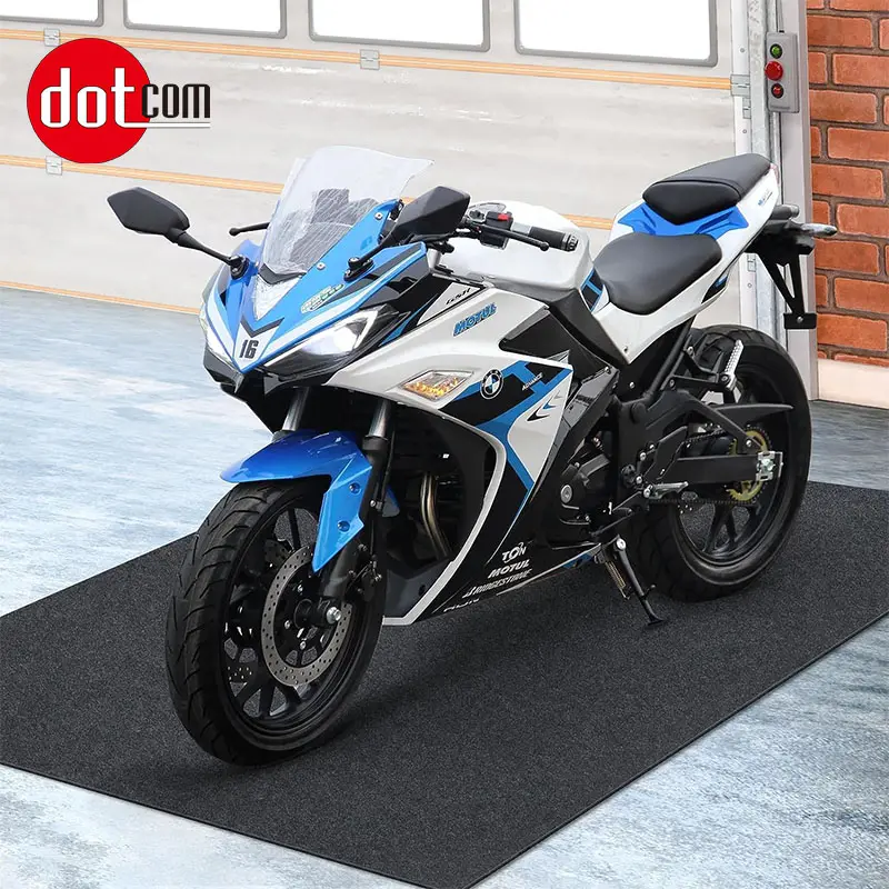 Custom impresso tapete para corrida fácil de limpar não-tecido Backing Pit Mat reciclado motocicleta Mat com logotipo