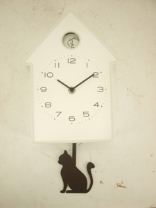 Unique Modern Birdhouse Wall <b>Clock</b> with Deer Pendulum Wall <b>Art</b> Home Decor for Living Room Bedroom Kitchen - Product Image 3