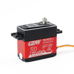 GDW RS-4010 45kg mô-men xoắn cao không chổi than kỹ thuật số chỉ đạo bánh servo vỏ kim loại RC Mô hình xe robot động cơ - Product Image 4