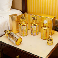 Flacon en verre vide de luxe personnalisé pour parfum et huile essentielle, style arabe, 3ml/6ml/12ml, pour Oud Attar, écologique